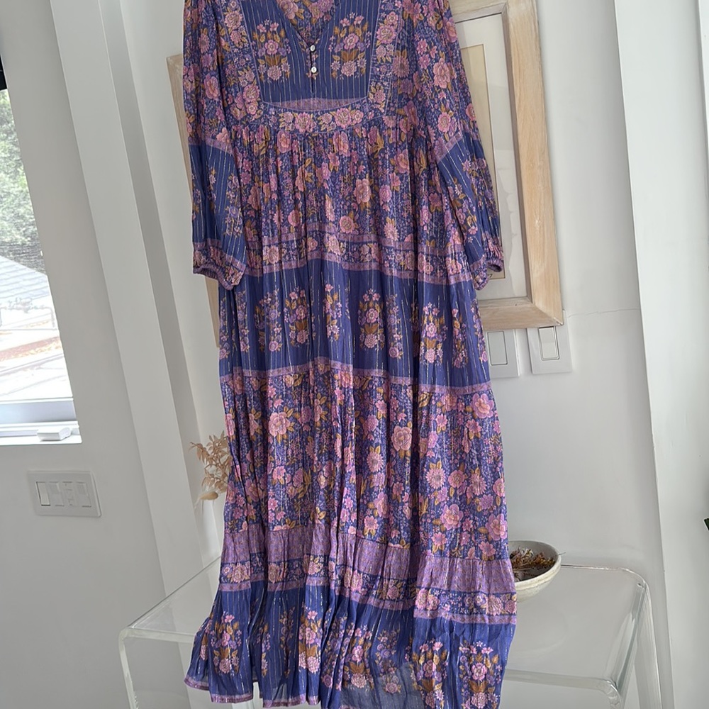 Spell Purple Floral Maxi Dress - Picture 4 of 5